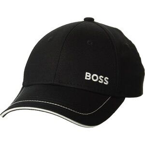 Boss Men's Black Coal Imported Bold Logo Twill Baseball Classic Cap